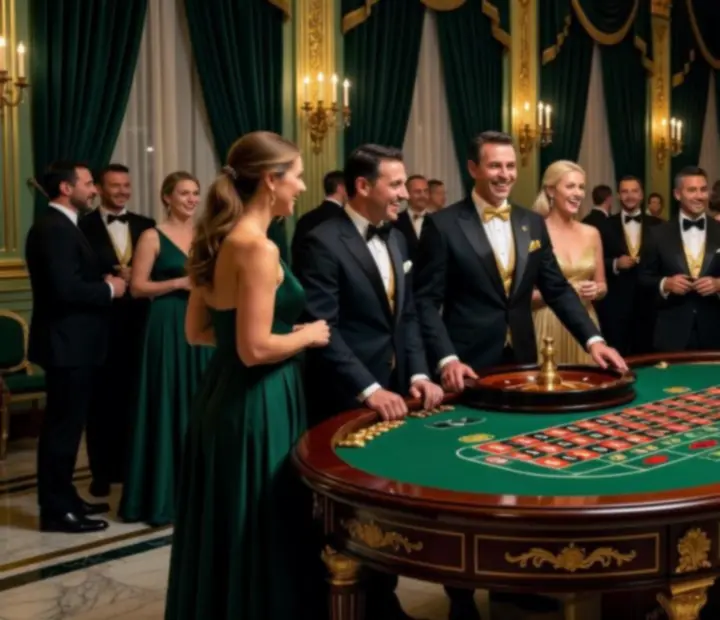Ruletka eventowa na eleganckim evencie